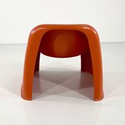 Toga armchair in orange by Sergio Mazza for Artemide, 1960