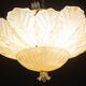 Set of 2 Dubai, Murano Glass Gold Flush Mount, 1970s