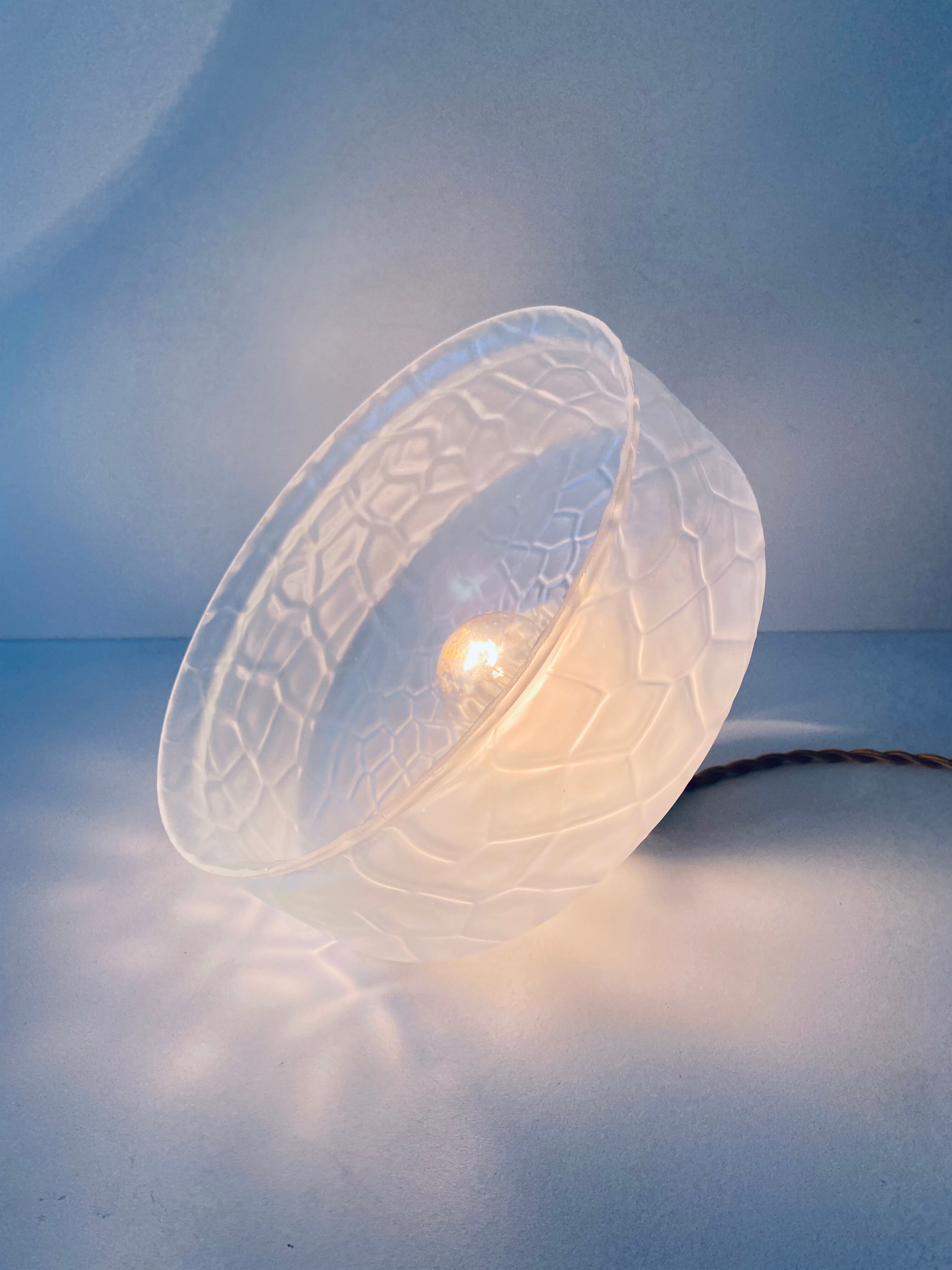 Vintage glass pendant light