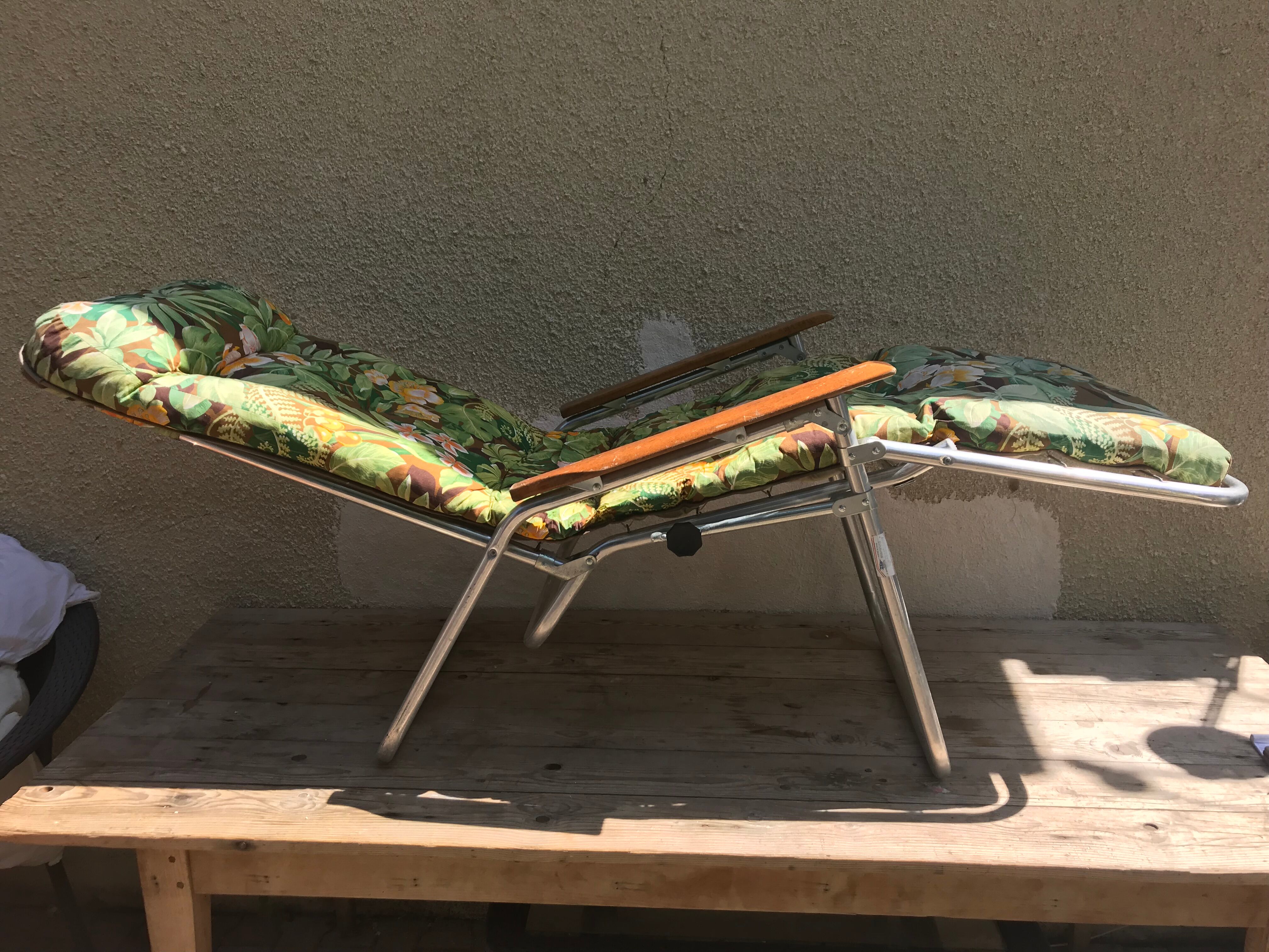 70s garden lounge chair