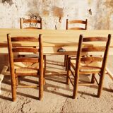 Table de ferme vintage