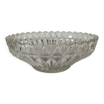 Vintage pressed glass bowl – shine and character