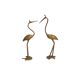 Couple d'oiseaux en laiton