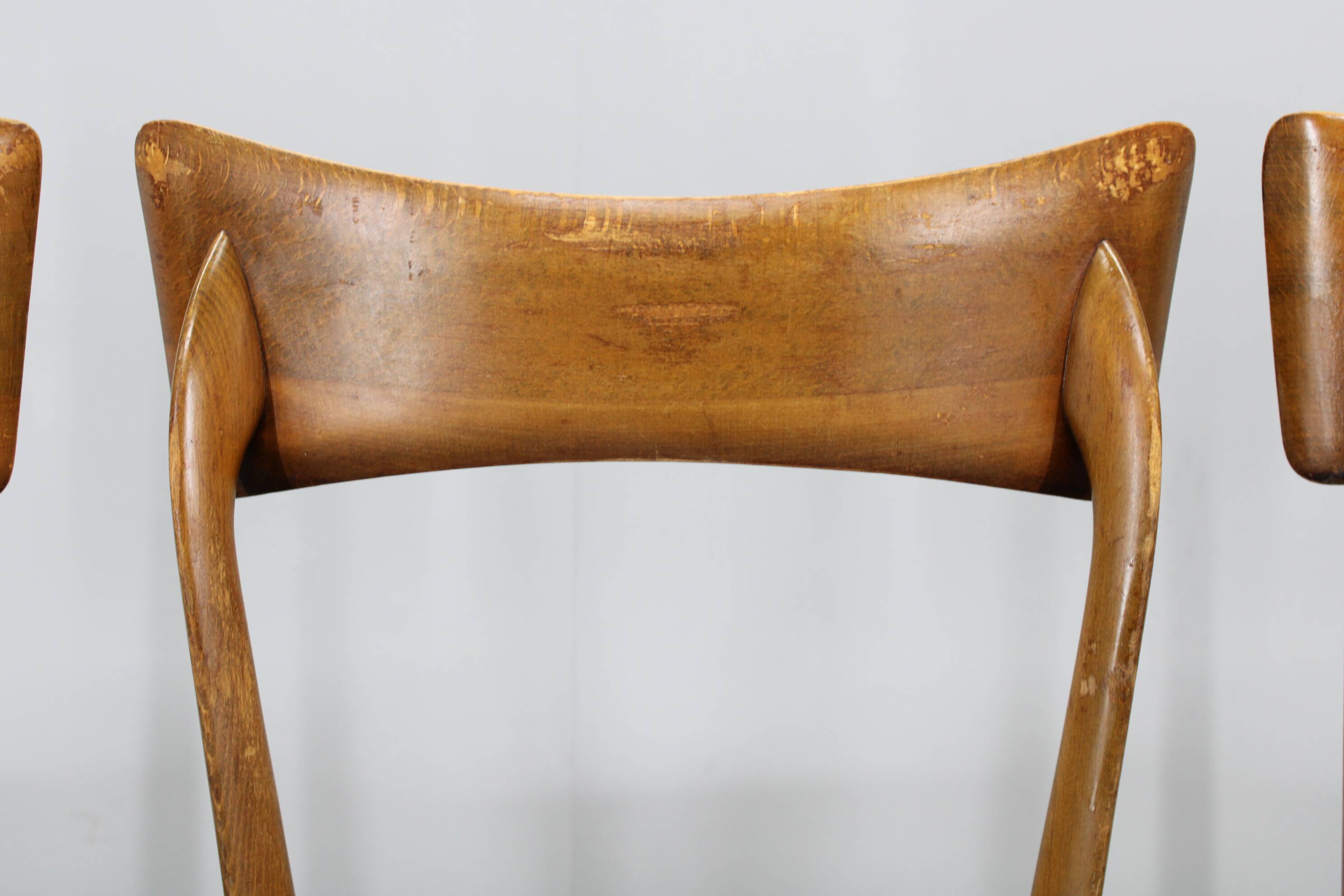 1950s Set of Four Italian Dining Chairs
