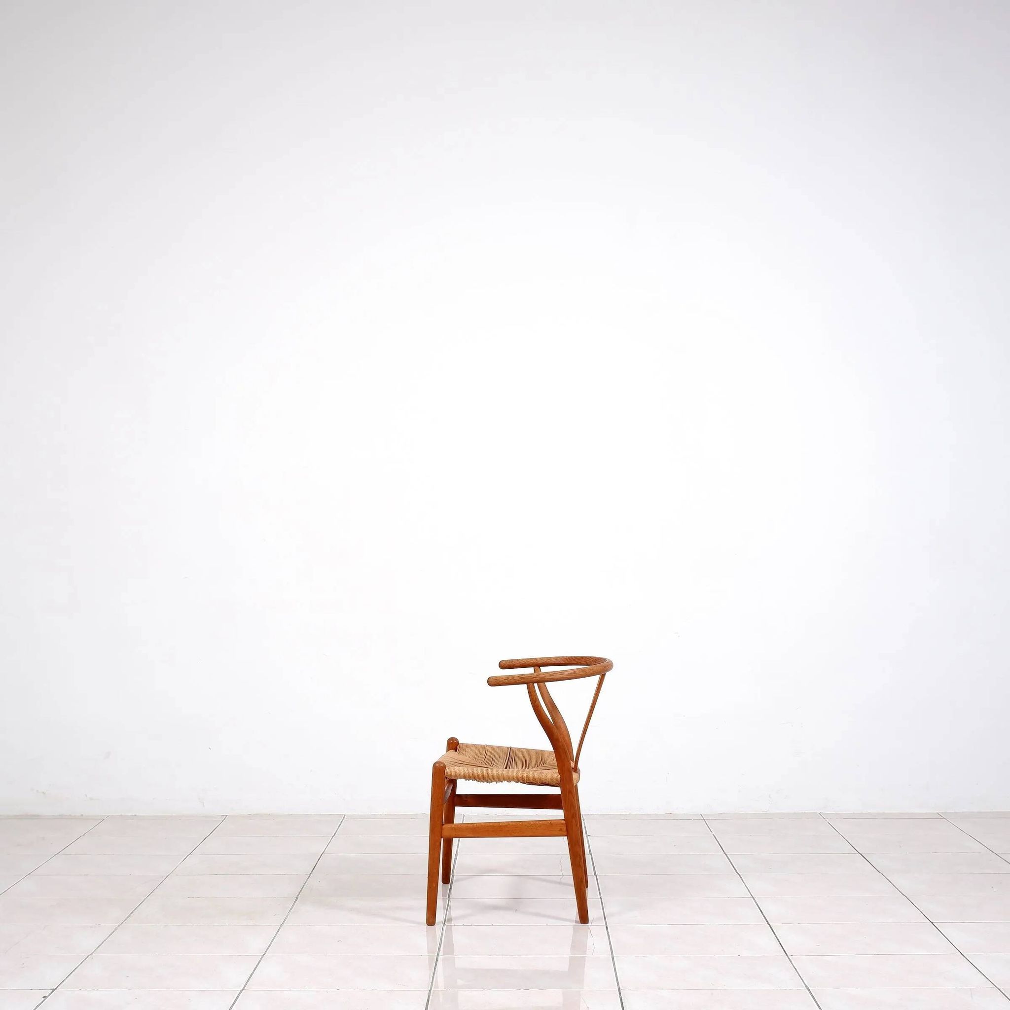 4 "CH24" Wishbone dining chairs by Hans J. Wegner for Carl Hansen & Son