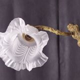 Sconce in golden bronze