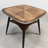 Vintage fifties wooden side table 'Art deco style'