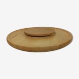Round wood turntable
