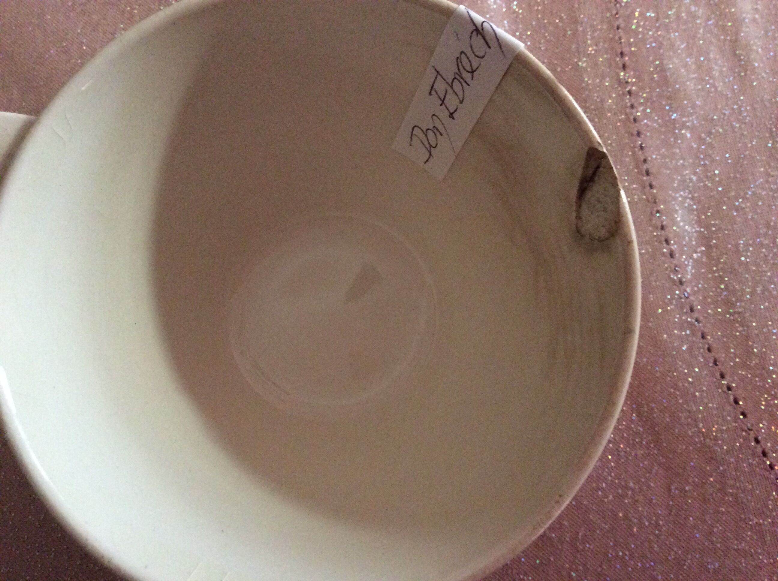 Set of 5 cups and 5 under cup old gien model tamaris