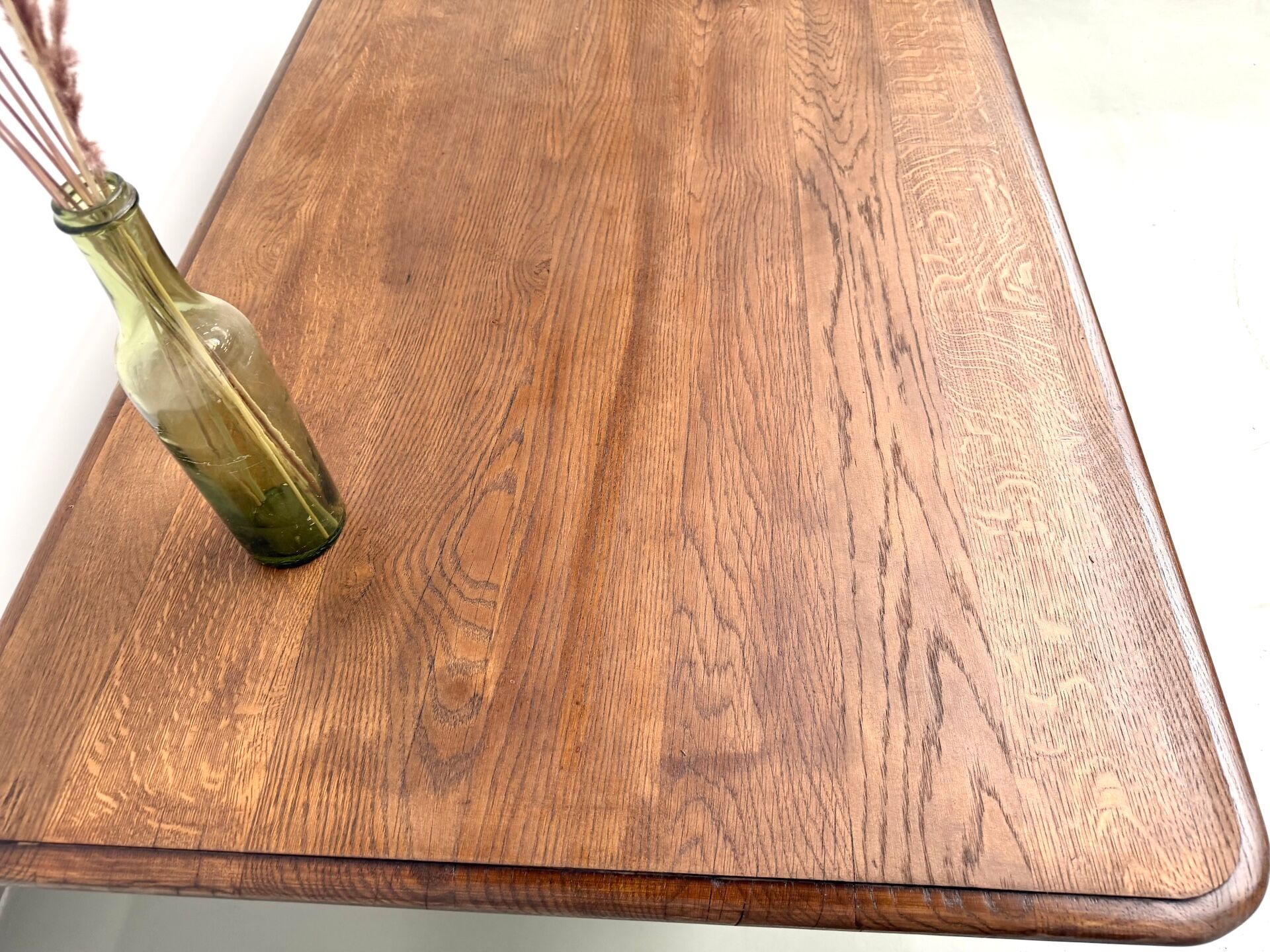 Table de ferme bourgeoise en chêne, années 50