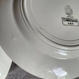 Flat plates Sarreguemines model Christiane