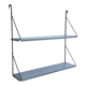 Vintage metal wall shelf wall rack minimalistic 1960’s