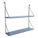Vintage metal wall shelf wall rack minimalistic 1960’s