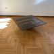 Vintage 1970s Square Coffee Table in Brass and Smoked Glass, David Hicks