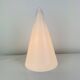 Lampe conique Teepee SCE, verre blanc, design