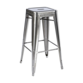 Tabouret haut industriel hauteur 76cm