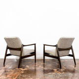 Pair of restored vintage GFM-64 armchairs by Edmund Homa, 1960s