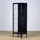 Vitrine médicale en fer et verre années 1930