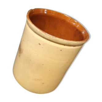 Varnished terracotta pot