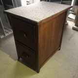 Meuble / commode ancien 2 tiroirs restauré