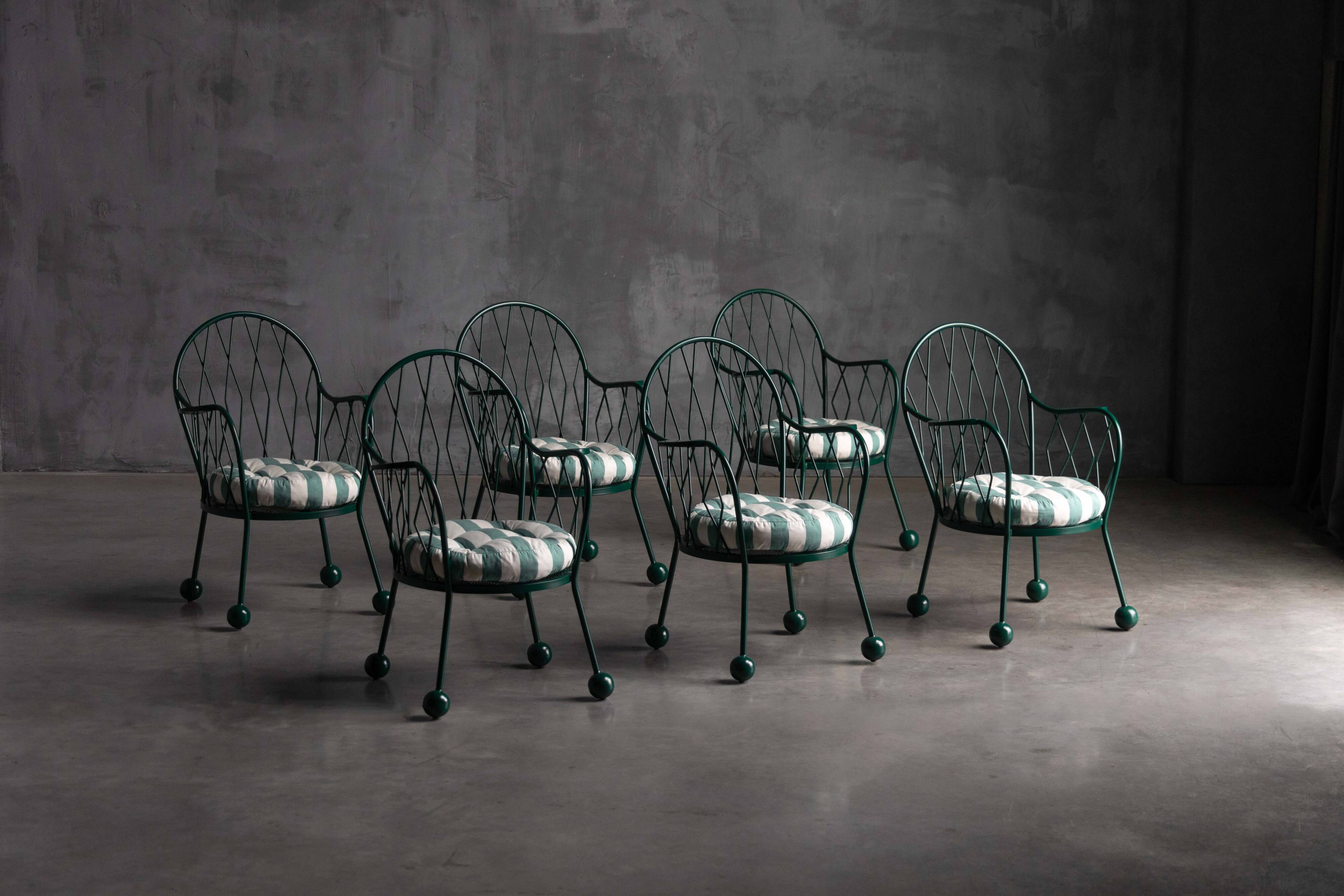 Sculptural Garden Armchairs, France, 1950s