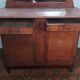Art Deco walnut burl buffet