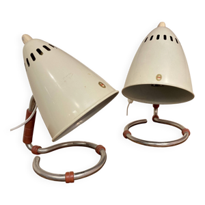 Paire de grandes lampes