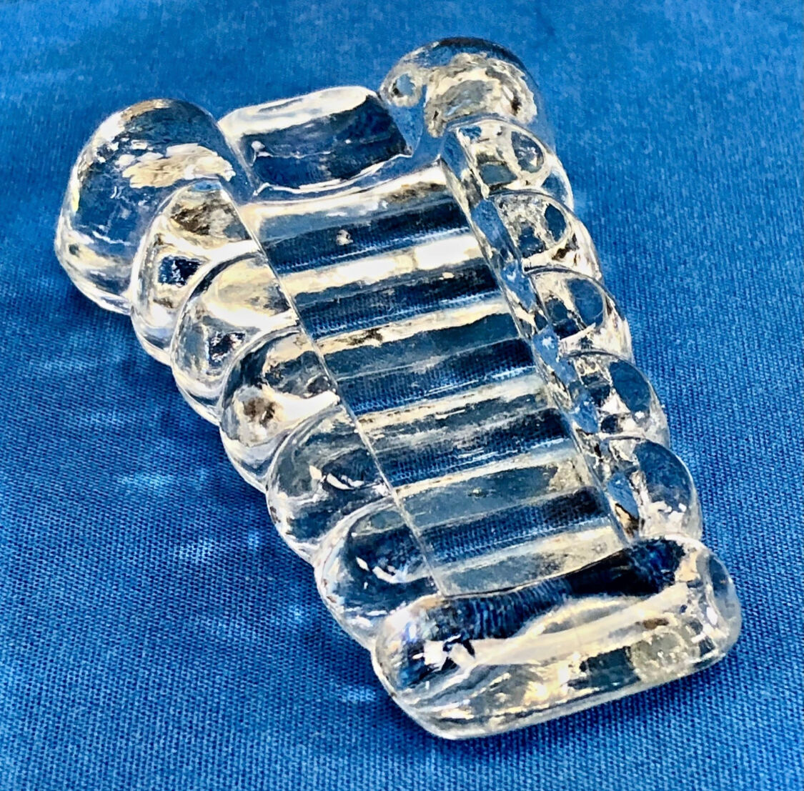 7 anciens porte couteaux cale assiette modèle bambou Portieux