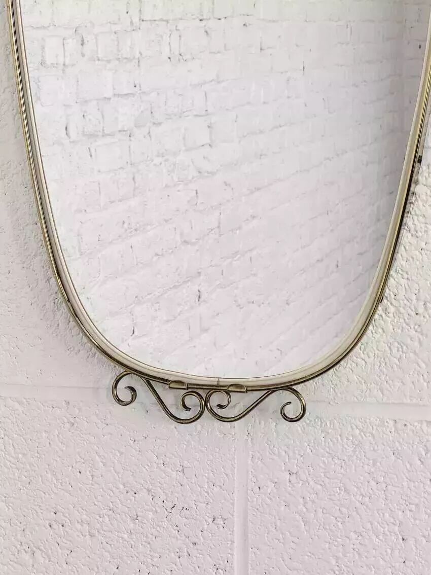 Miroir rétroviseur années 50 60 35x71cm