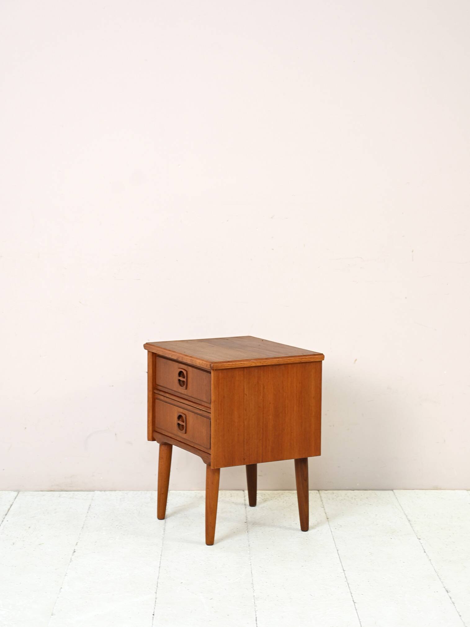 Danish nightstand with drawers