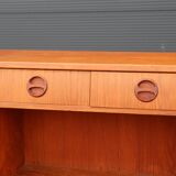 Vintage teak secretary 1960 Denmark