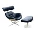 Auckland lounge chair and ottoman by Jean Marie Massaud for Cassina