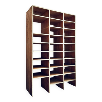 Bibliothèque, meuble de rangement en bois