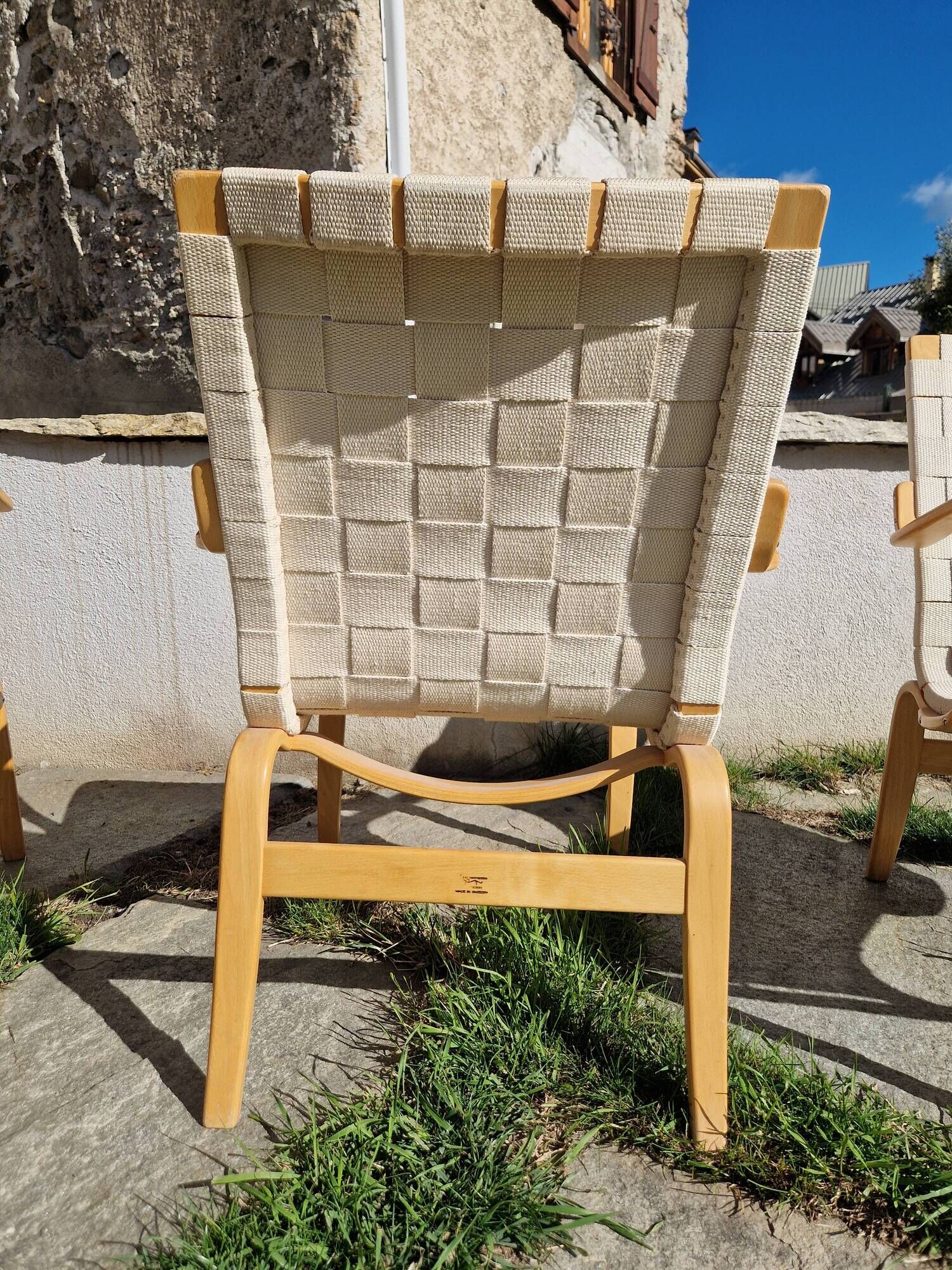 3 Eva chairs by Bruno Mathsson