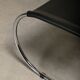 Mies Van Der Rohe MR10 Cantilever Chairs in Black Leather for Gavina, Italy