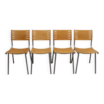 Set of 4 Ruud Jan Kokke chairs for Harvink Holland, 1980s