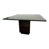 80's design table in black granite