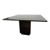80's design table in black granite