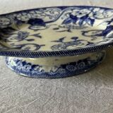 Plate with peedouche Creil & Montereau model Flora liseron