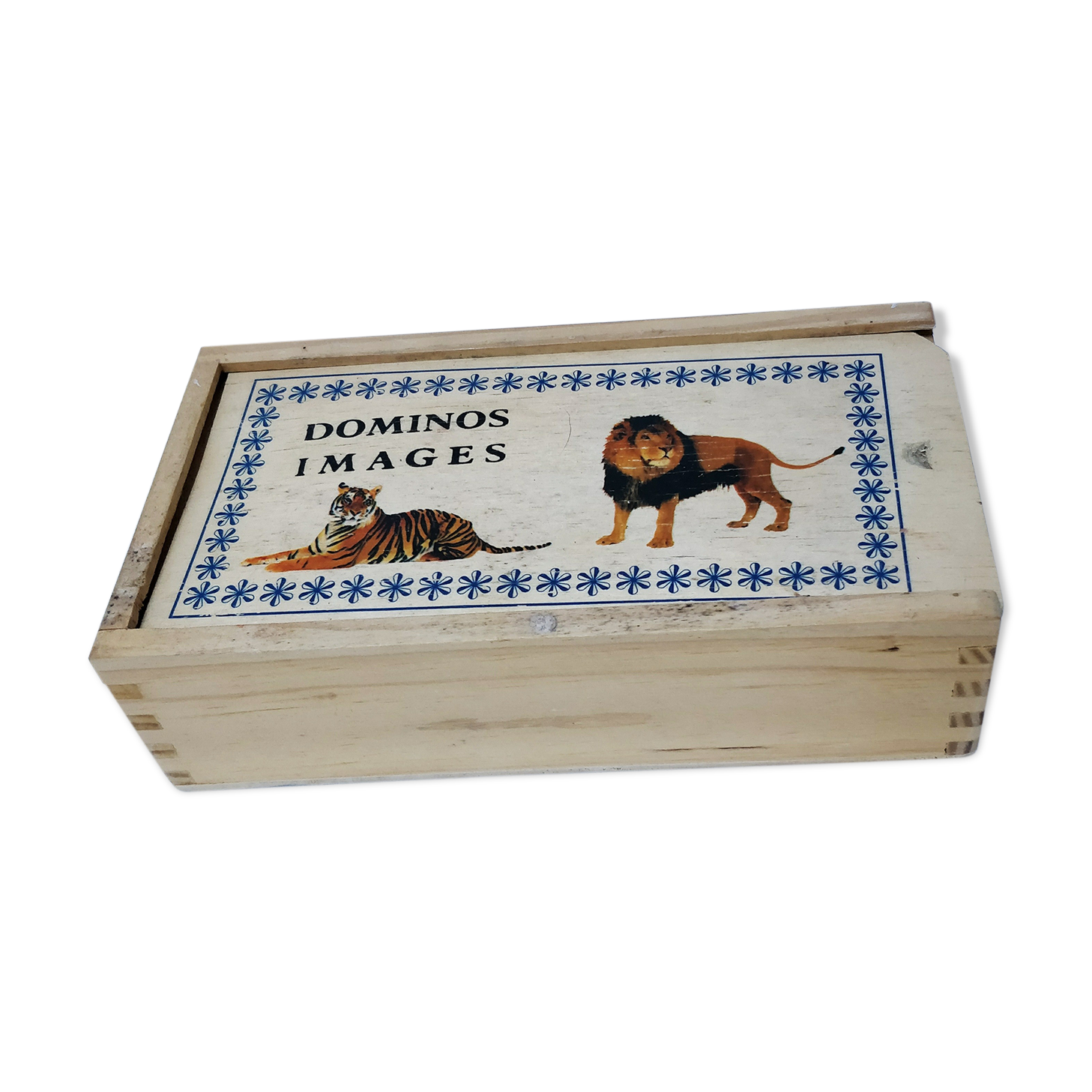 Wooden animal dominoes