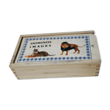 Wooden animal dominoes