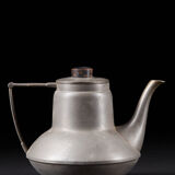 20th Century, Stylish Vintage Pewter Teapot