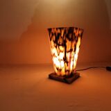 Lámpara de mesa de mármol. España, 1970s.