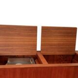 Danish sideboard by Arne Vodder for Sibast Danmark / Hifi music cabinet with Rio rosewood revolving doors
