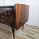 Mid Century 70's Chest of Drawers with Glass Top