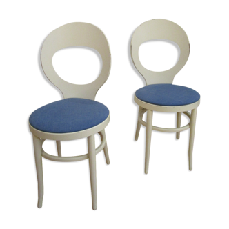 Paire de chaises Mouette de Baumann