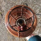Ball rattan pendant light