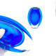 Pair of Murano Sommerso Multilayer Vases - Gallery Condition - Flávio Poli