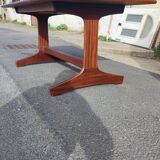 Teak central extension table circa 1960