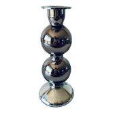 Eglomise glass candle holder
